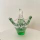 Gondole en verre de Murano vert - Sommerso