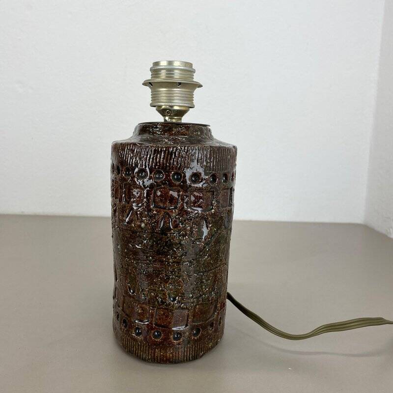 Large ceramic table lamp by Bitossi, 1970s