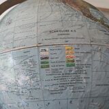 Globe with relief