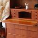 Vintage 1960s Scandinavian teak secretary | Denmark