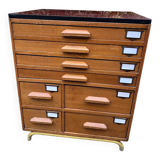 Meuble de métier à plans et dessins