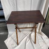 Table pliante en bambou