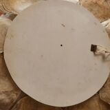 Sun mirror with mother-of-pearl circumference