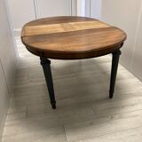 Table ronde en noyer