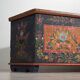 Antique trunk with floral motifs (c.1870)