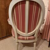 Louis XVI style cabriolet armchair