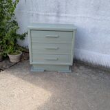 Commode vintage peinte