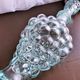 Decanter shaped bunch of grapes from Vetreria Estrusca Italy vintage