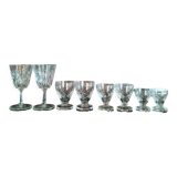 8 verres en cristal