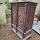 Large buffet / carved oak wardrobe – Neo-Gothic decor –
