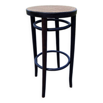 Antique cane bar stool
