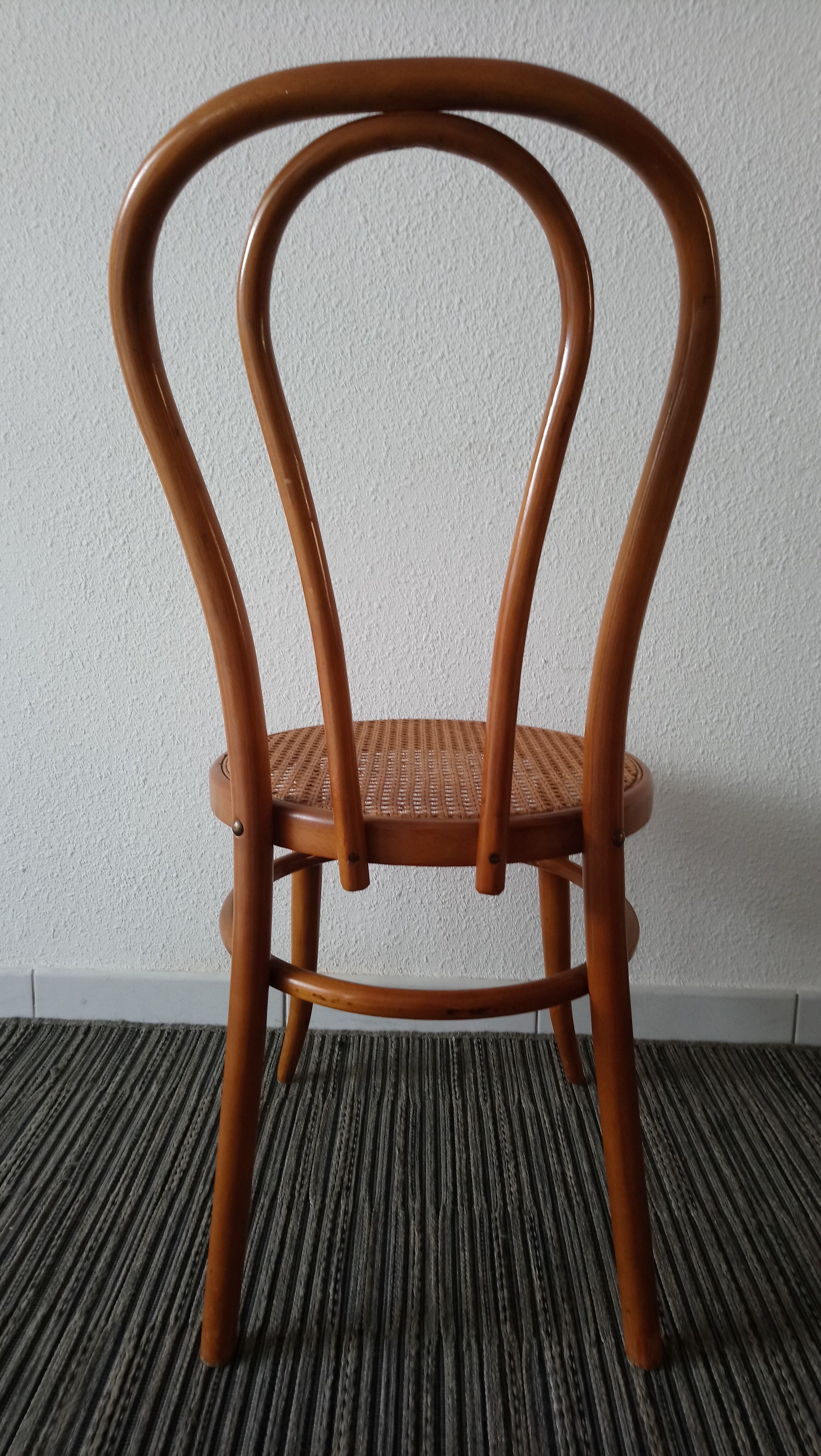 Suite of 5 chairs bistro 70's