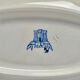 Old Gien rooster peony dish 1938/1960