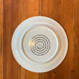 A plate designed by Xesús Vazquez