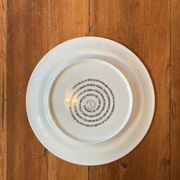 A plate designed by Xesús Vazquez