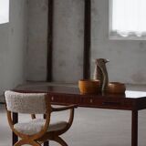 Mid-20th century mahogany writing desk by a Danish cabinetmaker, 1950s.