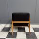 Black Boucle fabric chair 1970s