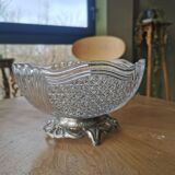 Val Saint Lambert crystal salad bowl