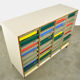 Dutch schoolcabinet with coloured drawers, 1970s