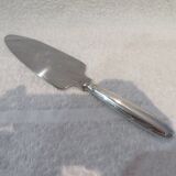 Christofle silver metal ice cream cutter shovel with oxidation ribbons