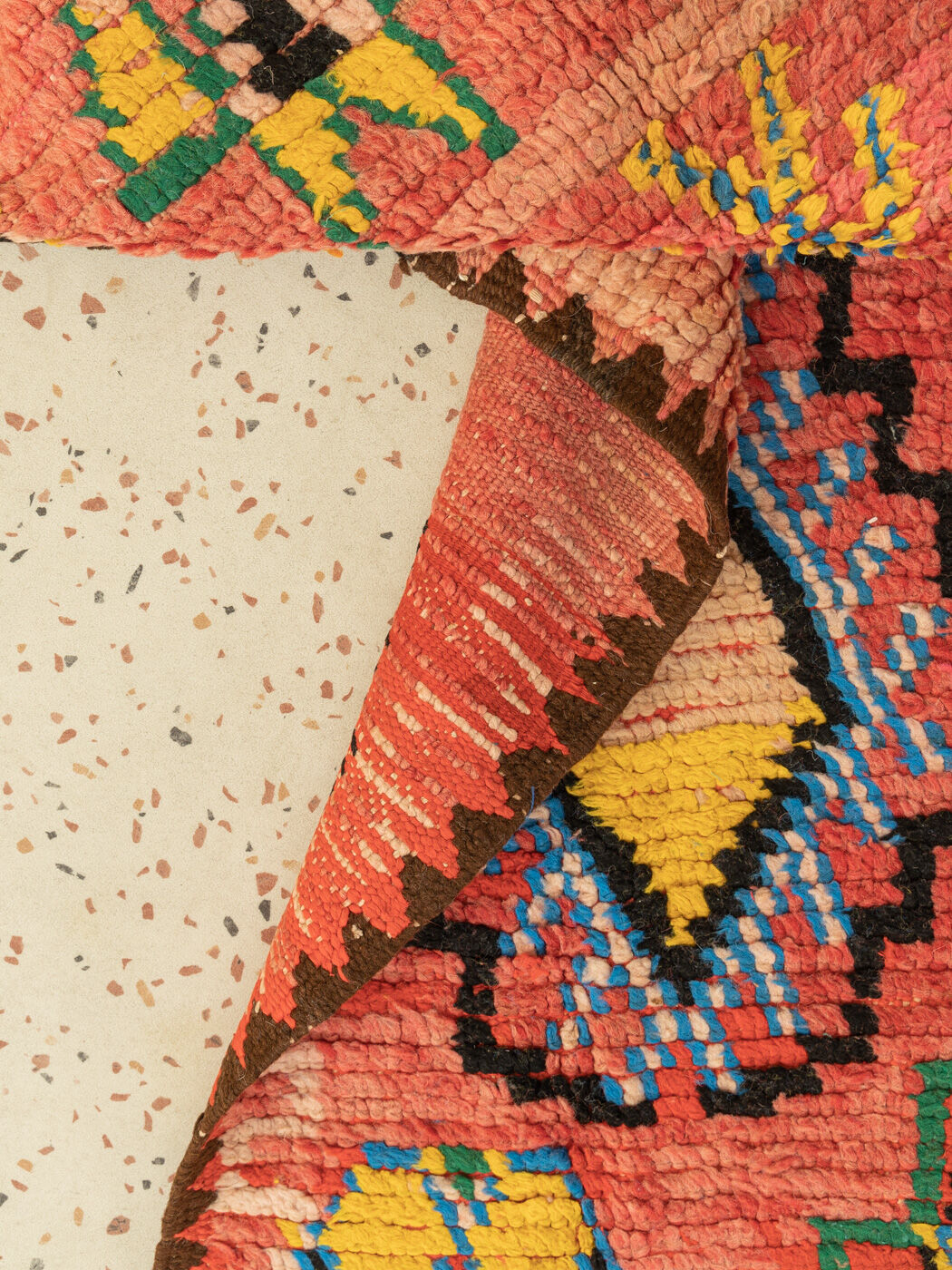 Vintage boujad, berber rug, 123 x 290