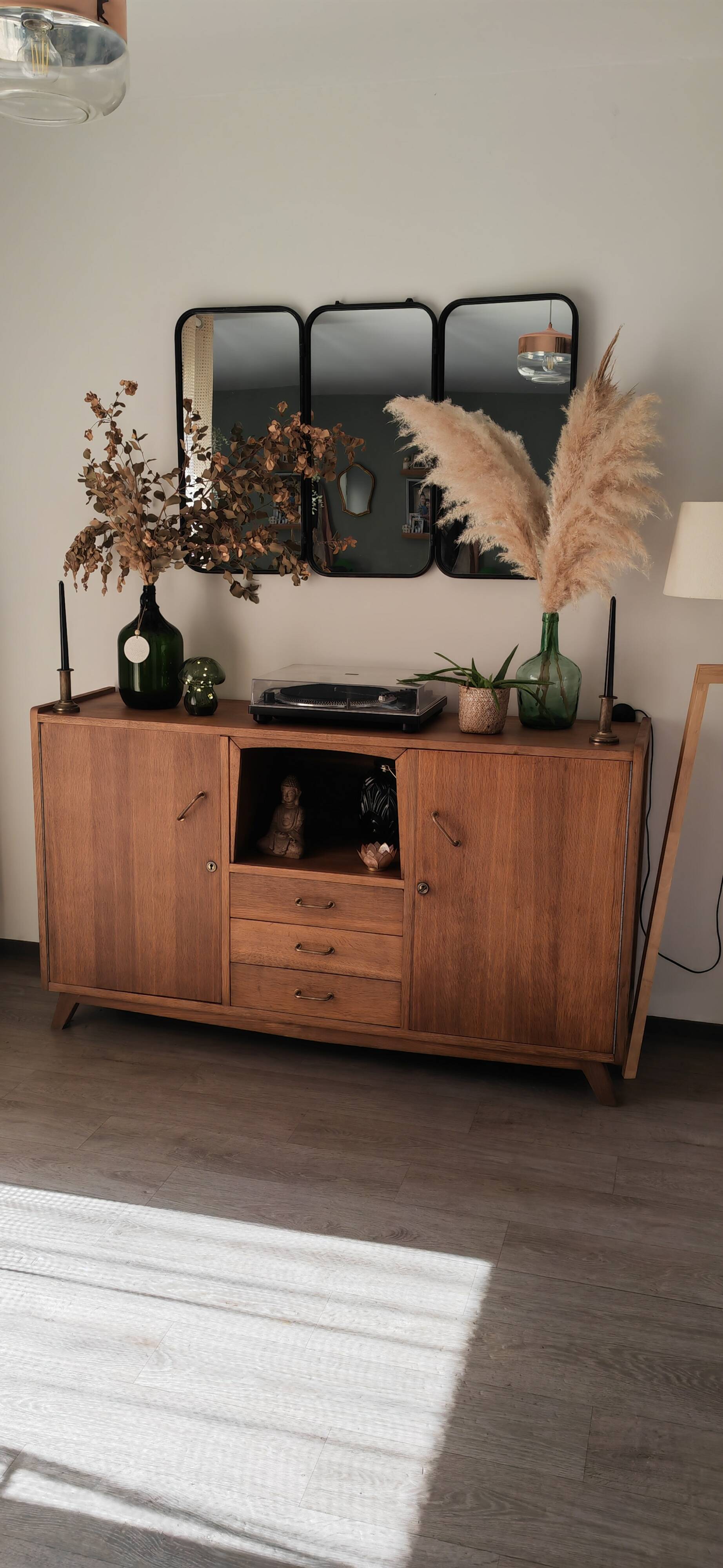 Vintage oak sideboard