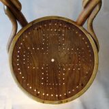 2 chairs n°14 - 1/2 by Kohn 1905, perforated wooden seats