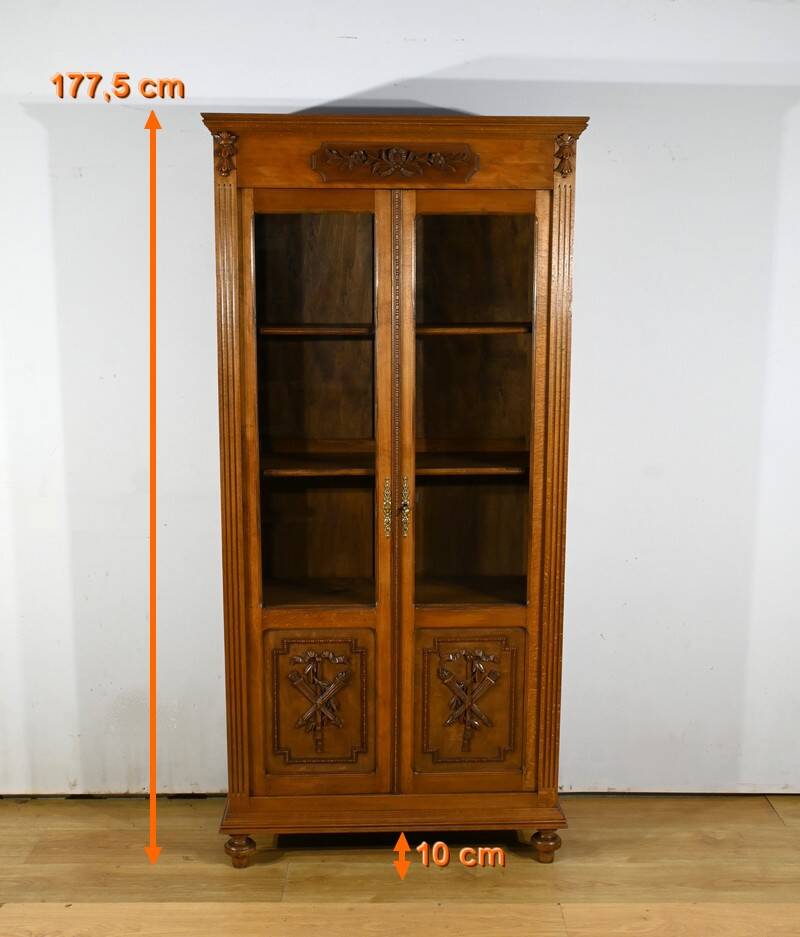 Stained beech bookcase – 1920