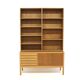 Scandinavian oak library, Alf Svensson, Sweden, 1960