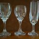 Service of Villeroy crystal glasses and Boch Tulip model