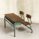 Double school desk