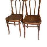 2 chaises bistrots Jacob & Josef Kohn