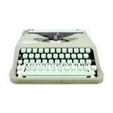 Hermes Baby green lime typewritter revised new ribbon