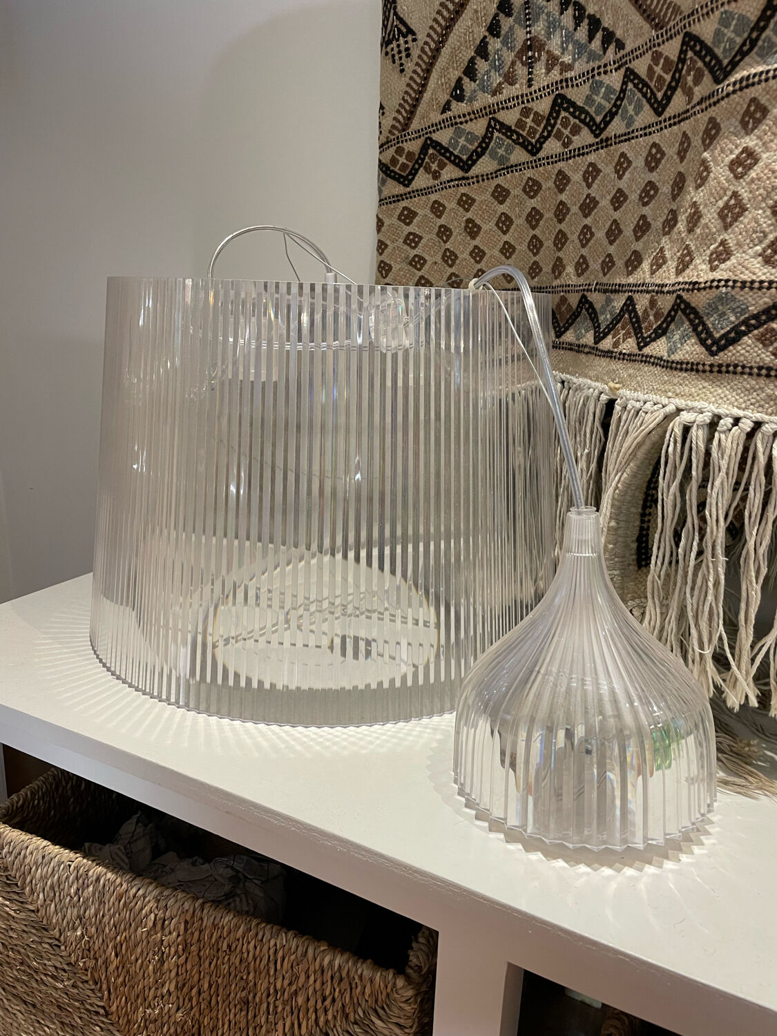 Suspension Kartell Ge transparente