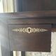 Graduated desk / straight secretary in solid wood
