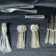Christofle "Boréal" silver-plated cutlery set, 149 pieces in its box