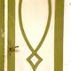 Double separation doors in 19th century patinated solid fir