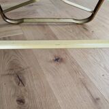 Folding chairs in mustard velvet