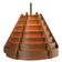 Rare Midcentury Large Wooden Pendant, Hans-Agne Jakobsson, Sweden, 1960s