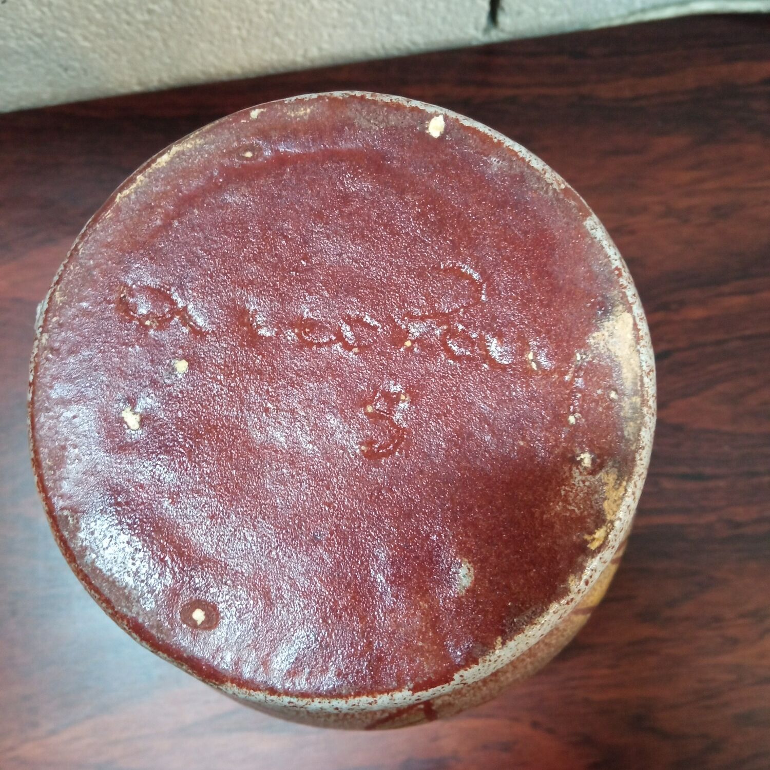 Ceramic vase signed Accolay