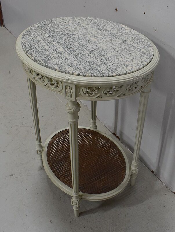 Guerin in Wood Réchampi and Cannage, Louis XVI style - 1920