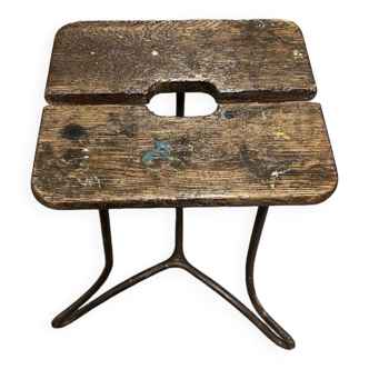 old workshop stool