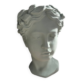 Antique sculpture face vase