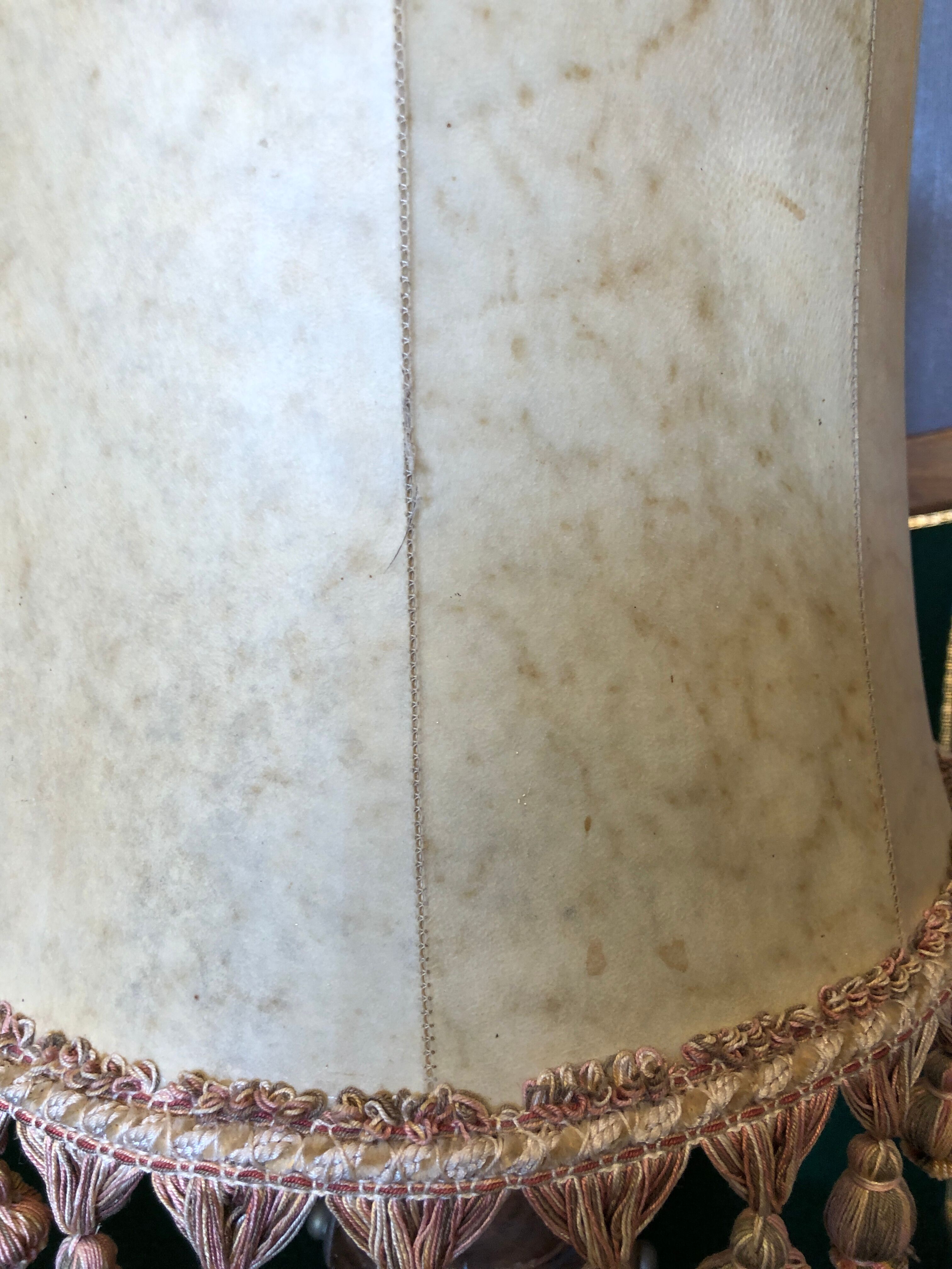 Lamp, vintage pork bladder day offal