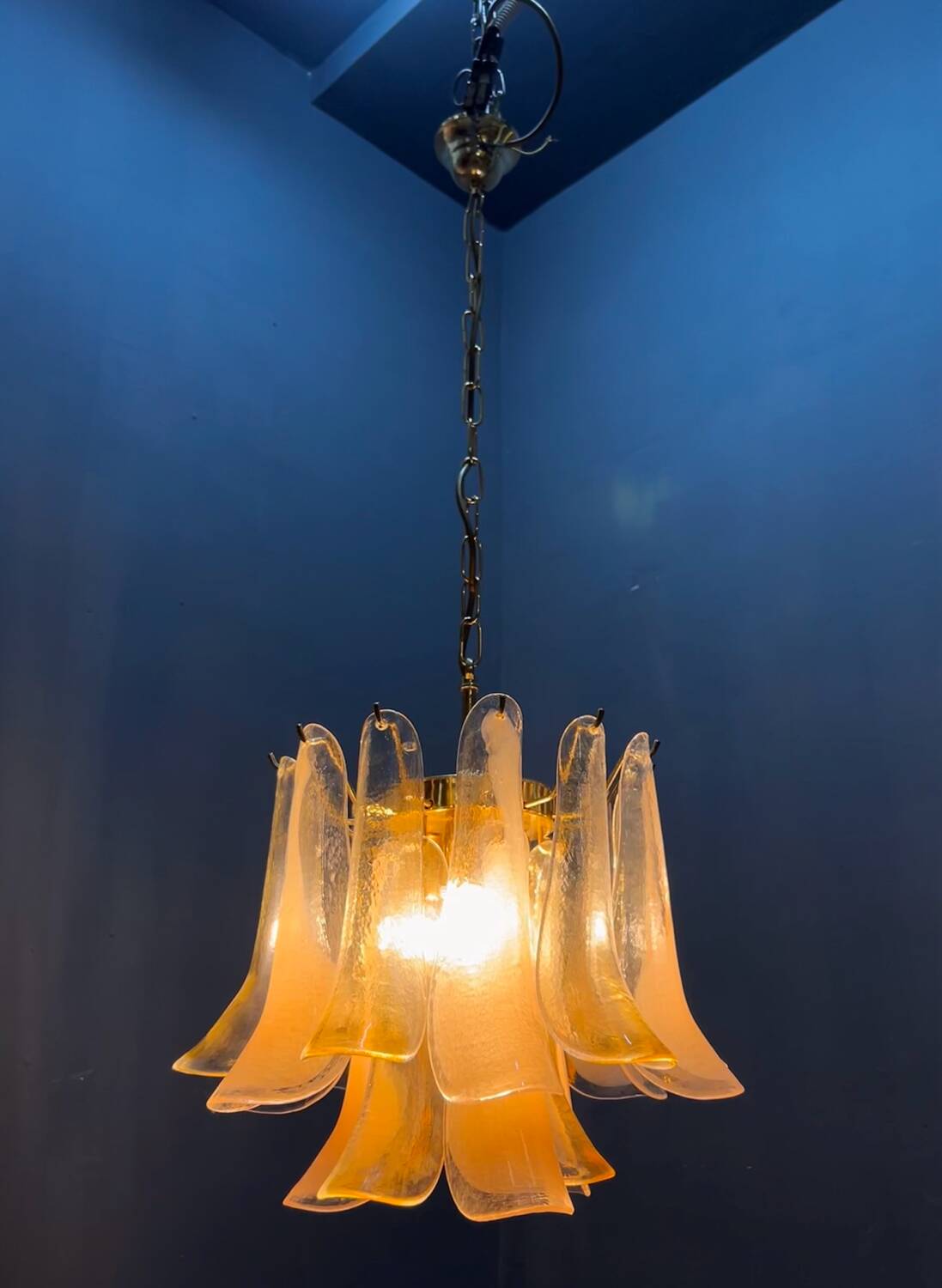 Murano Glass Petals Chandelier by La Murrina, 1980s, Italy