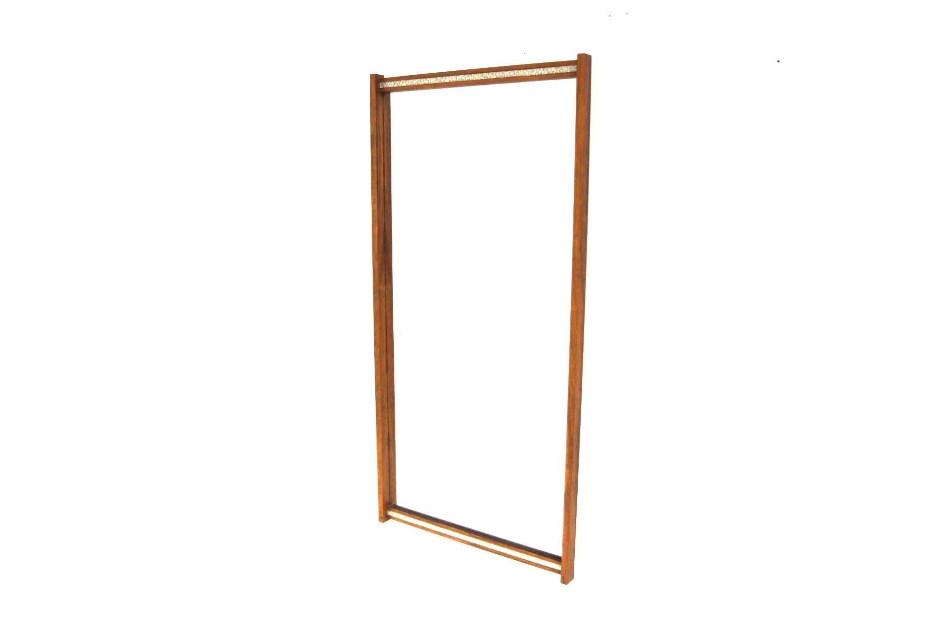 Scandinavian rosewood mirror, Fröseke, Sweden, 1960 - 117x57cm