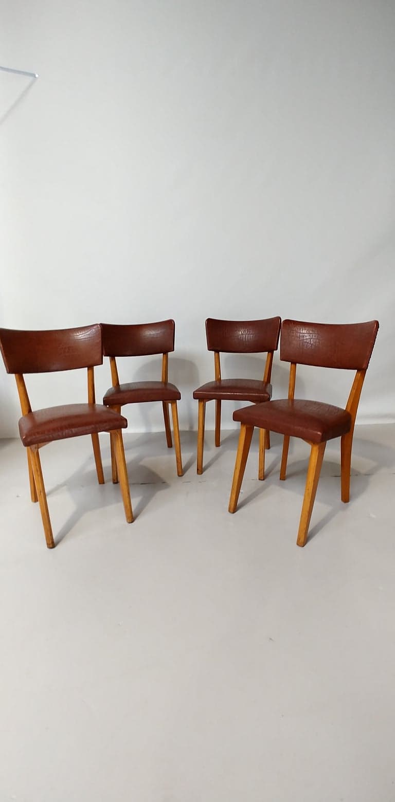 Set of 4 vintage chairs