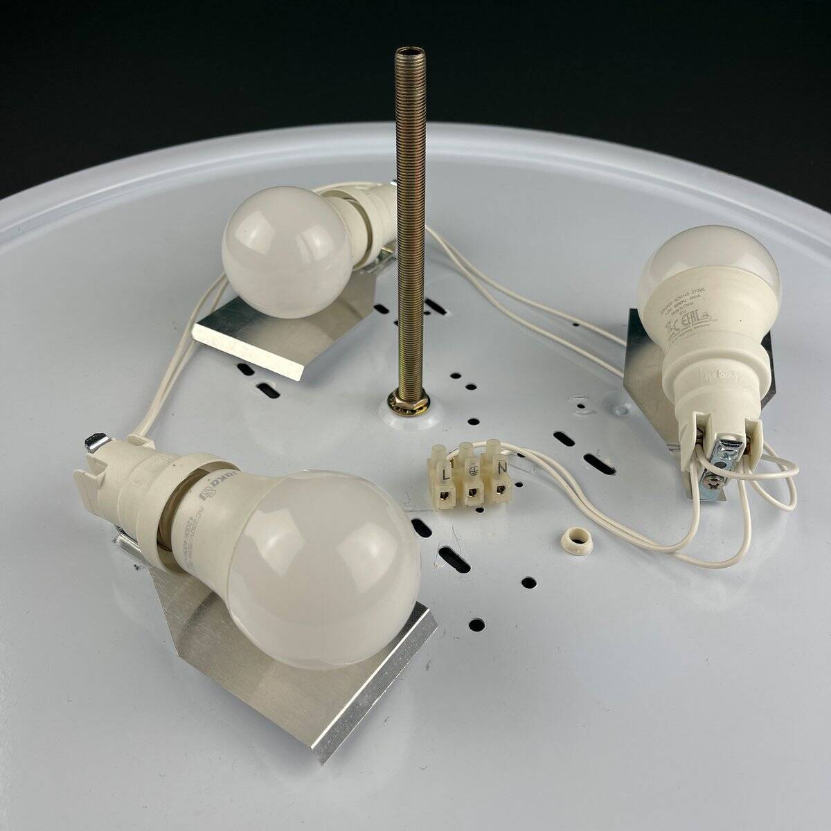 Murano Glass Ceiling Lamp, Italy, 1990s