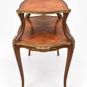 Tea table – Late 19th century – Louis XV style – Marquetry