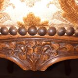 Louis XV style upholstered stool